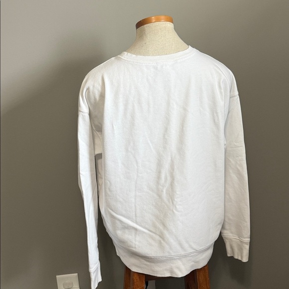 Black Label Ralph Lauren - White Crewneck Terry Sweatshirt/Short Set - Size M - Picture 4 of 10